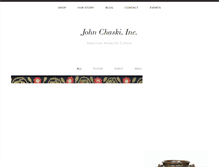 Tablet Screenshot of johnchaski.com